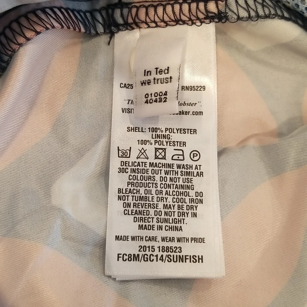 💕TED BAKER💕 Large Geo Print Swim Shorts L NWT